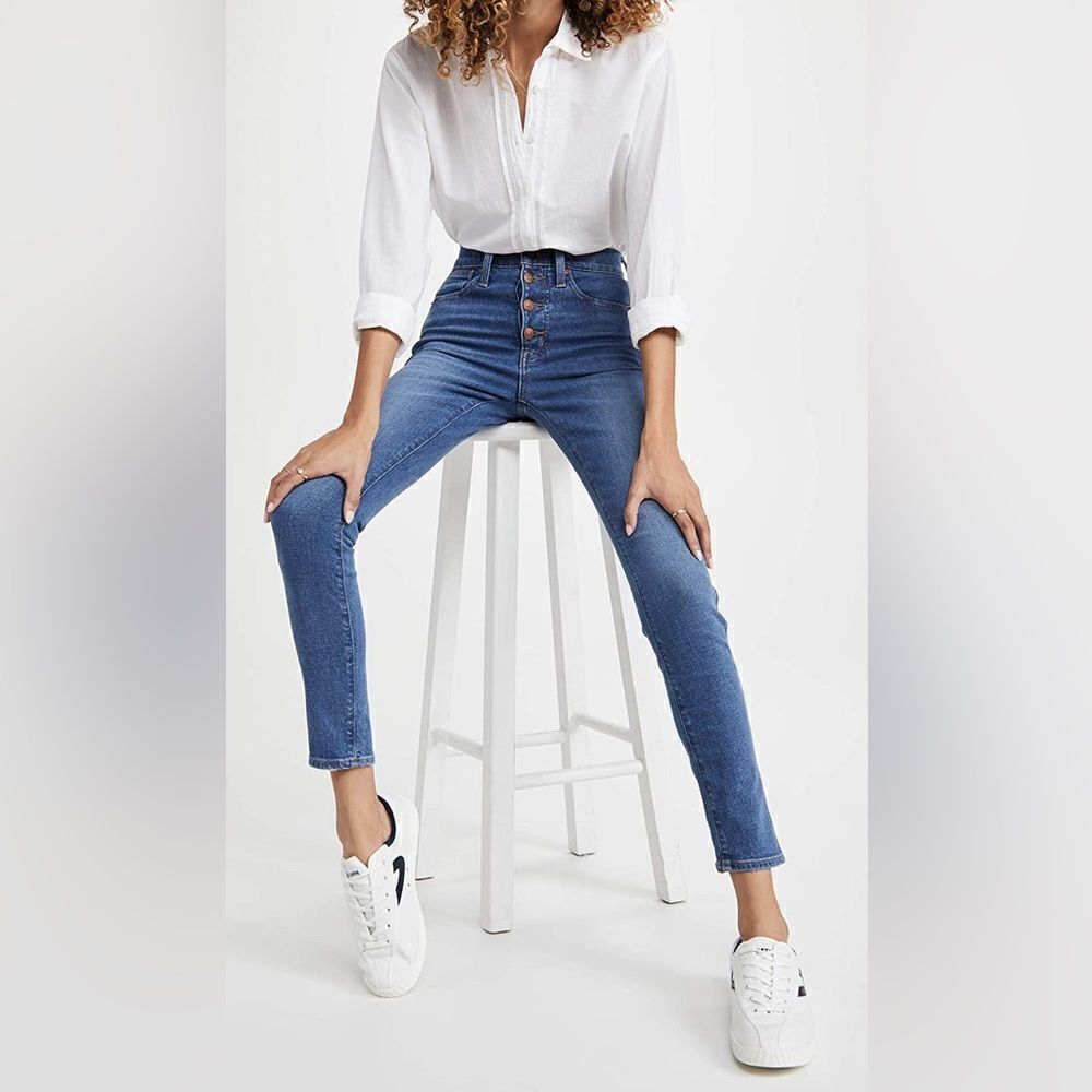 Madewell 9 Inch High Rise Skinny Jeans